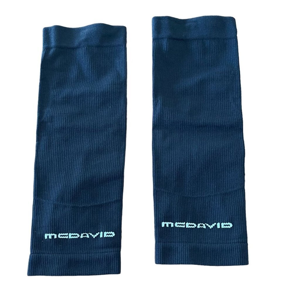 McDavid Sport Recovery Calf Sleeves Black Unisex S/M Compression Workout New - Picture 3 of 4